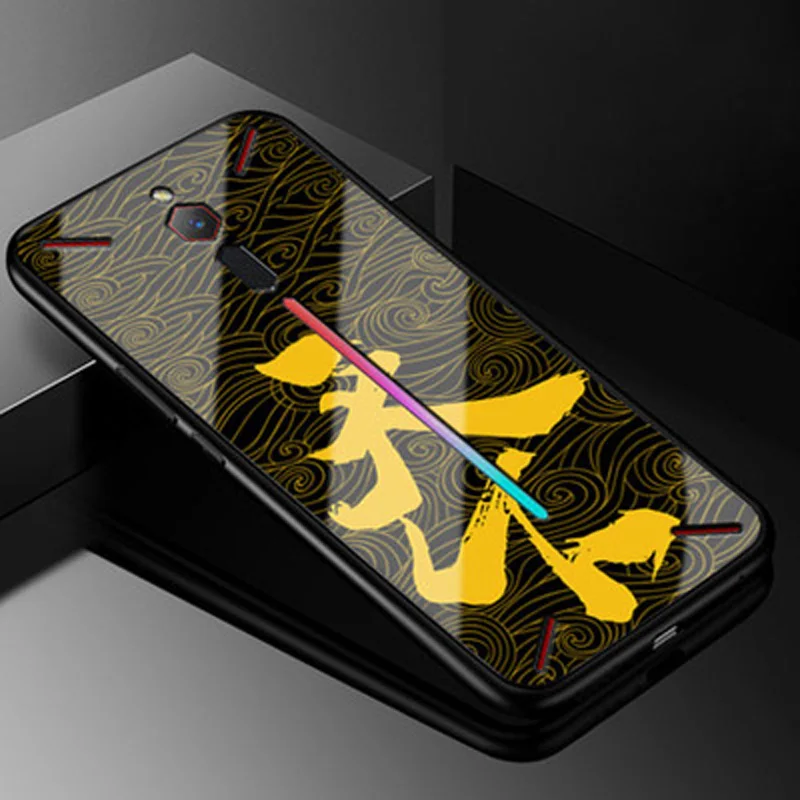 Чехол для zte Nubia Red Magic Red Devil NX609J чехол из закаленного стекла+ чехол с мягкими краями для Nubia Red Devil стеклянный чехол s shell