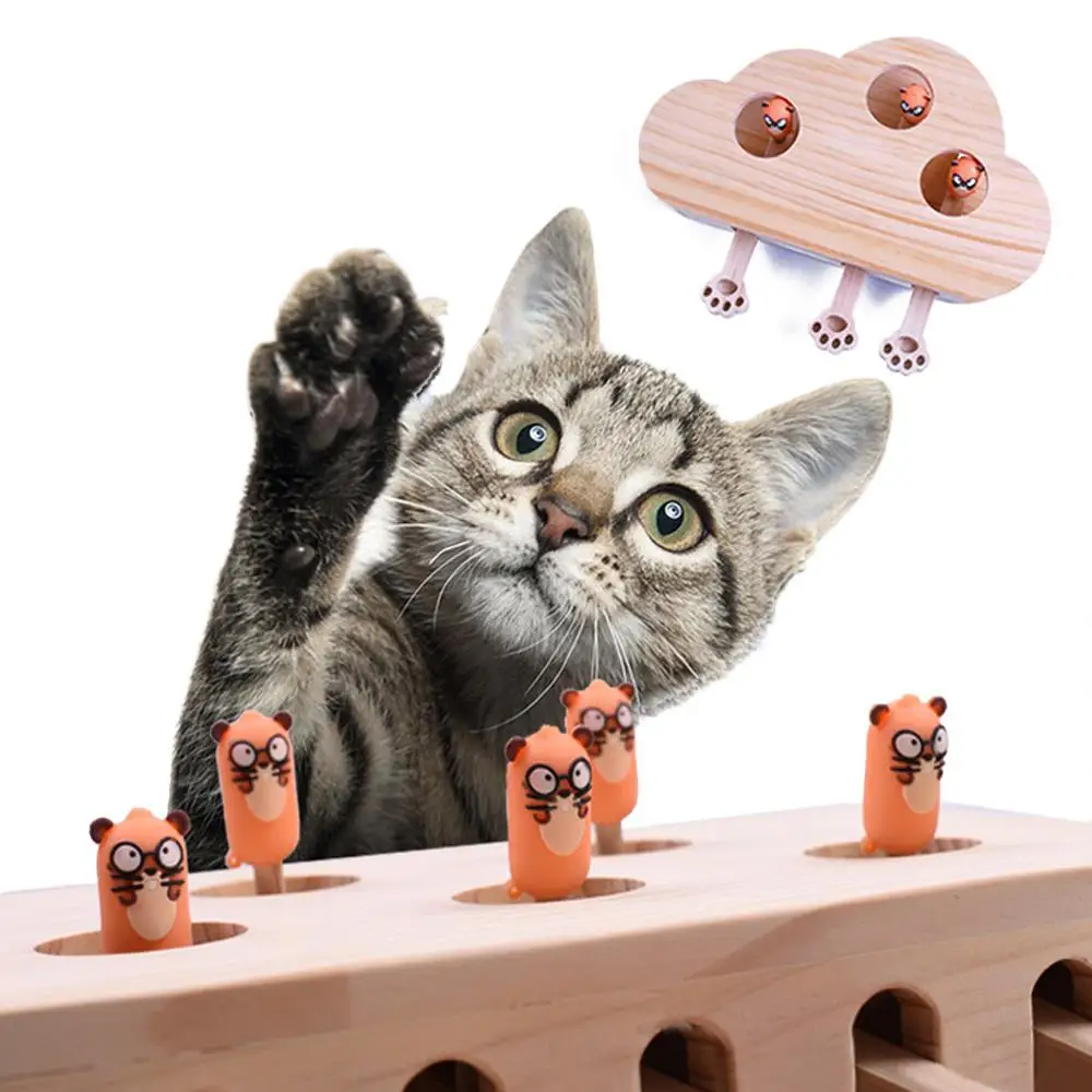 Деревянные игрушки для кошек, интерактивные игрушки для кошек, игрушки для кошек, интерактивные материалы