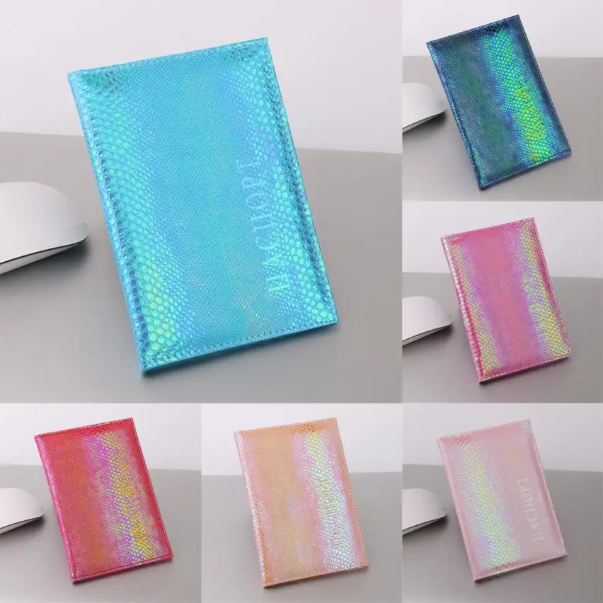 Чехол для паспорта ящерицы синего и красного цвета Стандартный чехол из