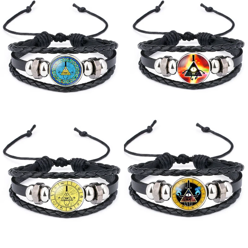 OHCOMICS для аниме Гравитация Фолс шифр счета милый черный Регулируемый браслет