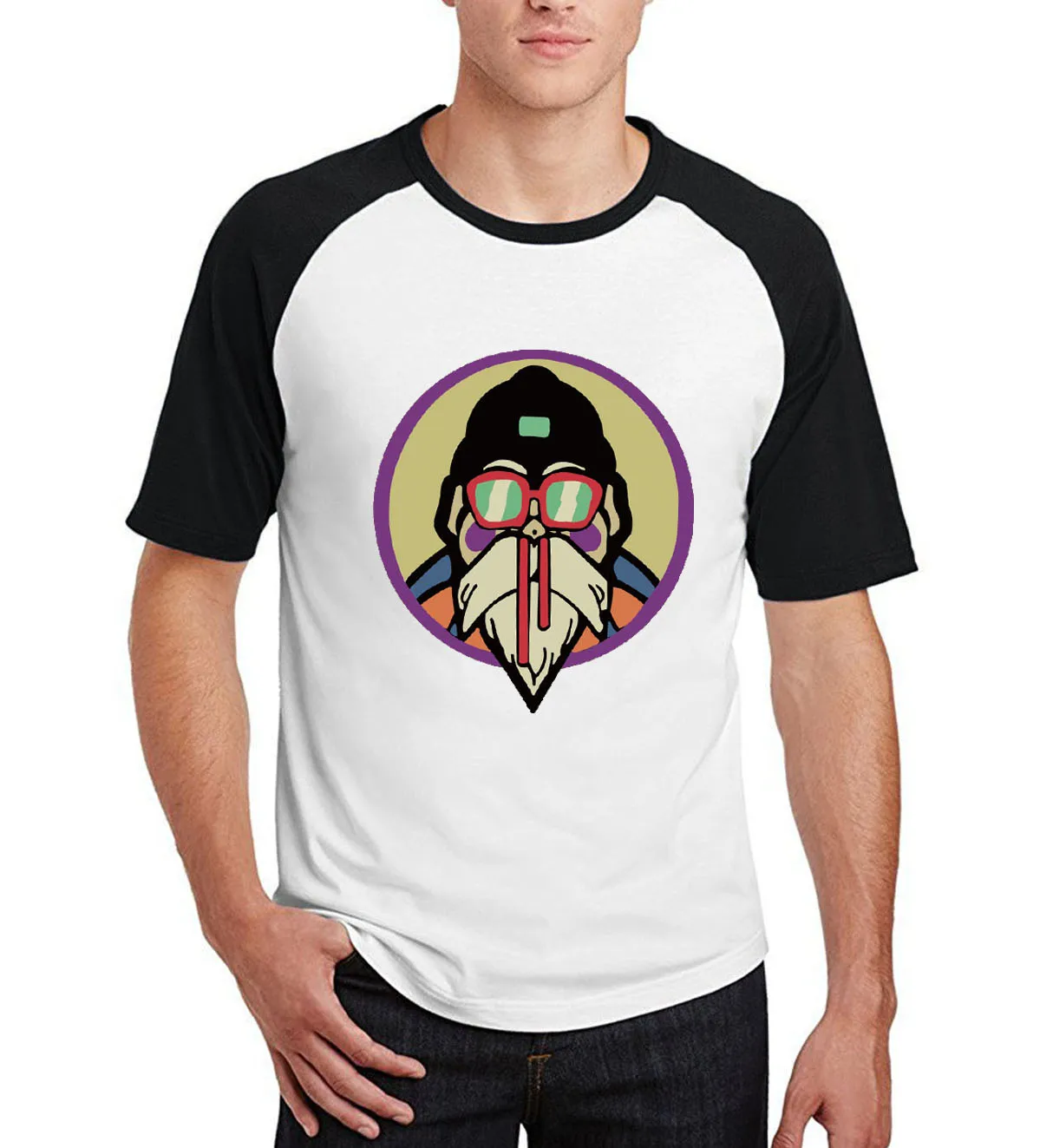 Harajuku коротким рукавом camisetas смешные новый Мастер Роши мужчины майка 2017 Человек