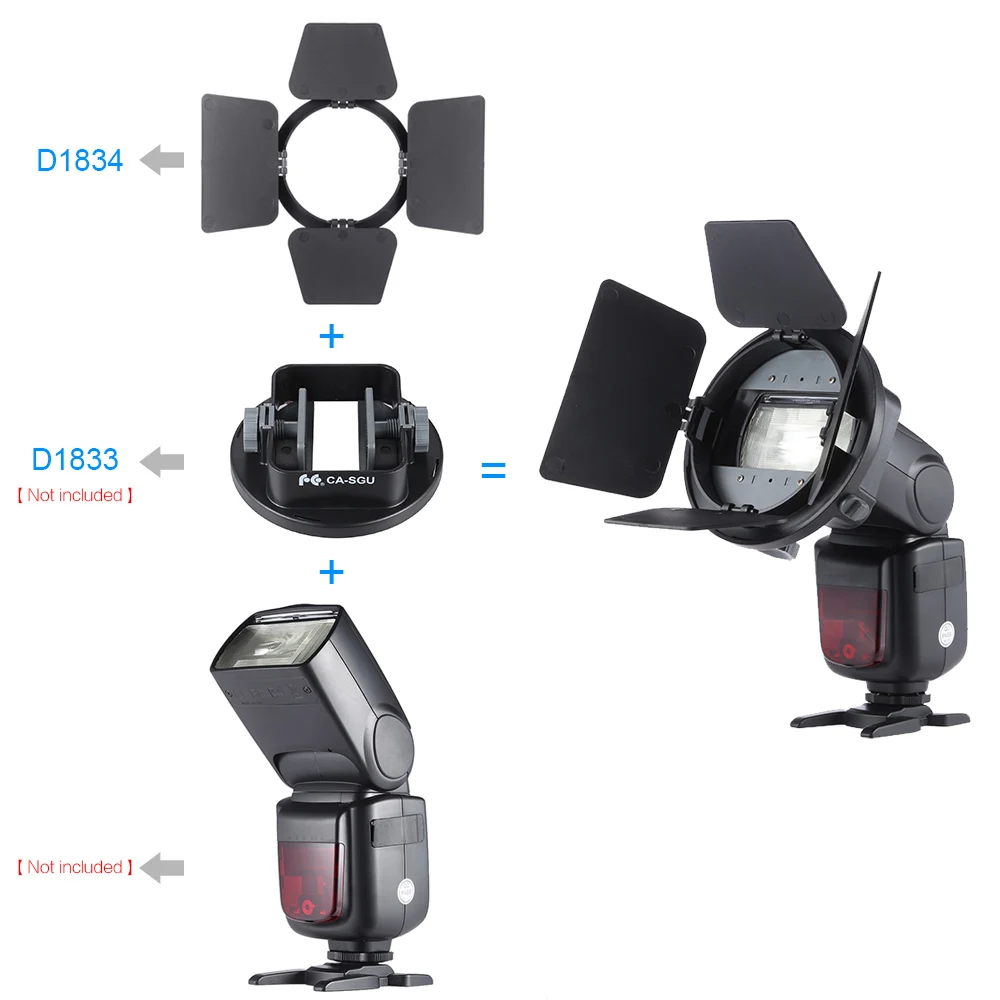 Andoer SGA BD4 четырехлистная вспышка для фотографирования диафрагма Nikon Canon Yongnuo Speedlight