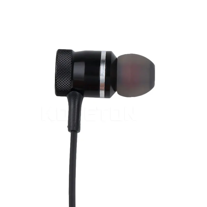 Kebidu Модные Bluetooth металлические спортивные наушники для бега с защитой от пота