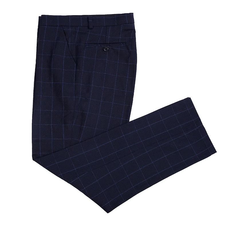 Костюм Homme Mariage Luxe в мелкую клетку Нарядные Костюмы для свадьбы мужские Бизнес