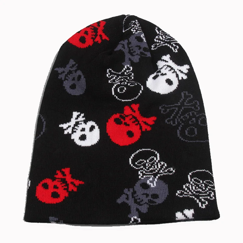 Мужская Вязаная Шапка бини в стиле панк рок|beanie cap|slouchy beaniewinter hat |