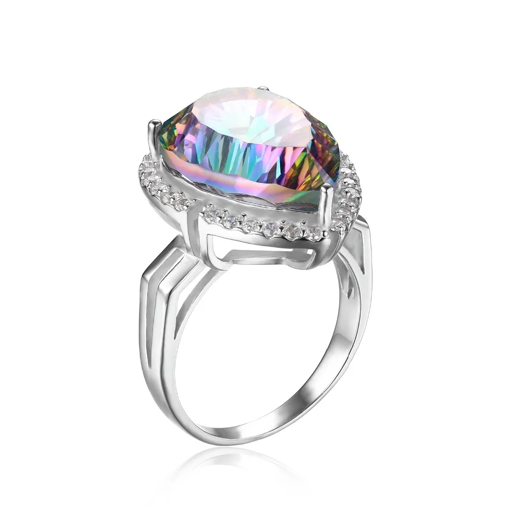 Роскошные 13ct Подлинная Радуга своих Мистик драгоценного камня топаз чистого