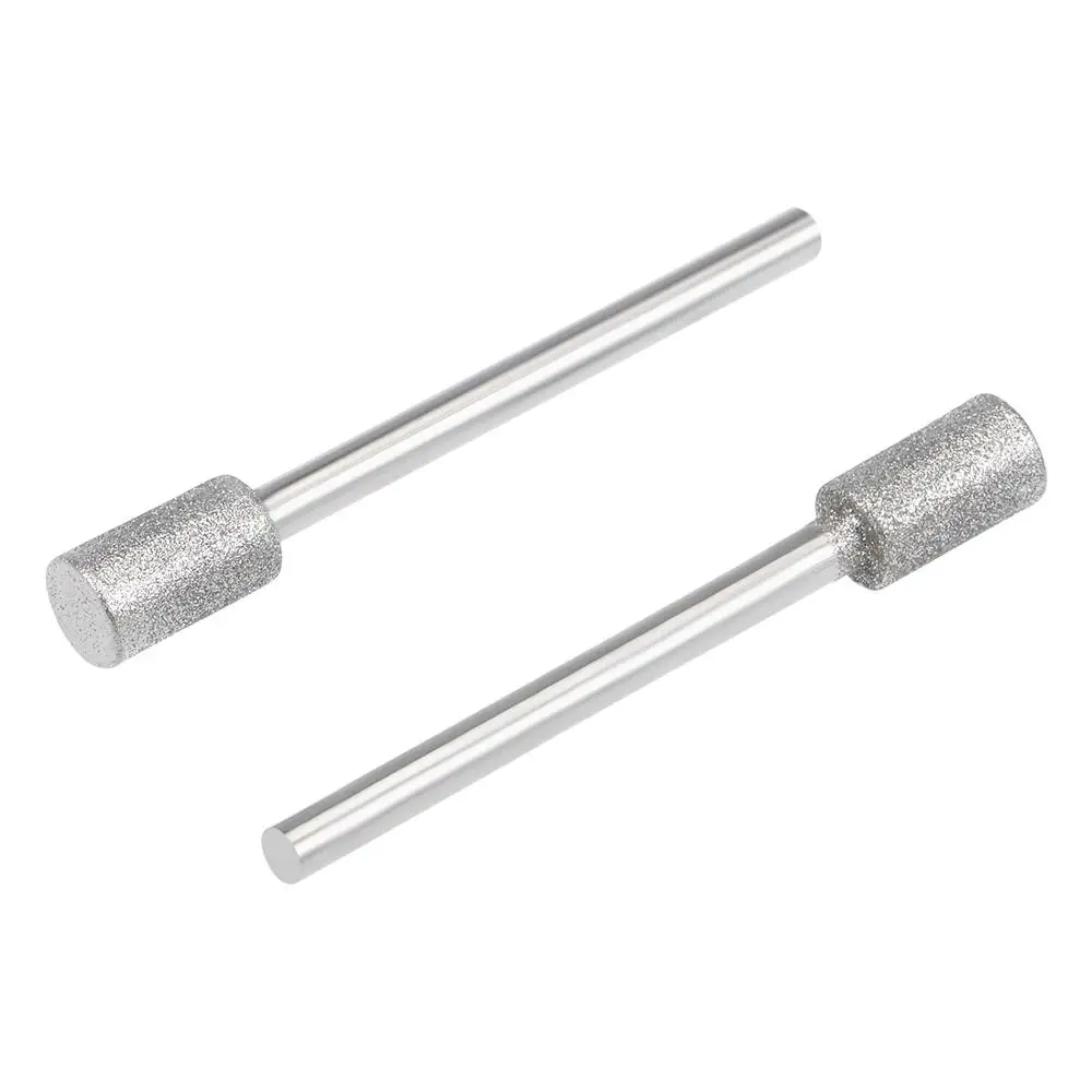Uxcell 2pcs 150 Grits алмазные монтируемые точки 1/8 дюйма хвостовик шлифовальные