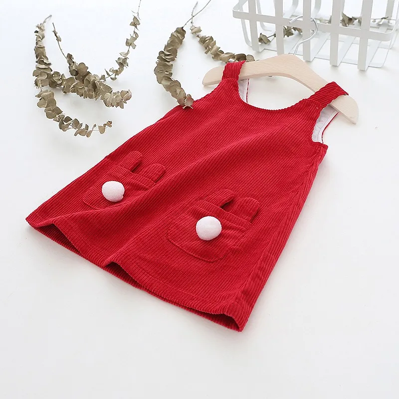 style 2 red Повседневные платья для девочек; одежда для маленьких девочек; коллекция года; красивое детское платье на весну-осень; Детские платья для девочек 1, 2, 3, 4 лет - Цвет: style 2 red