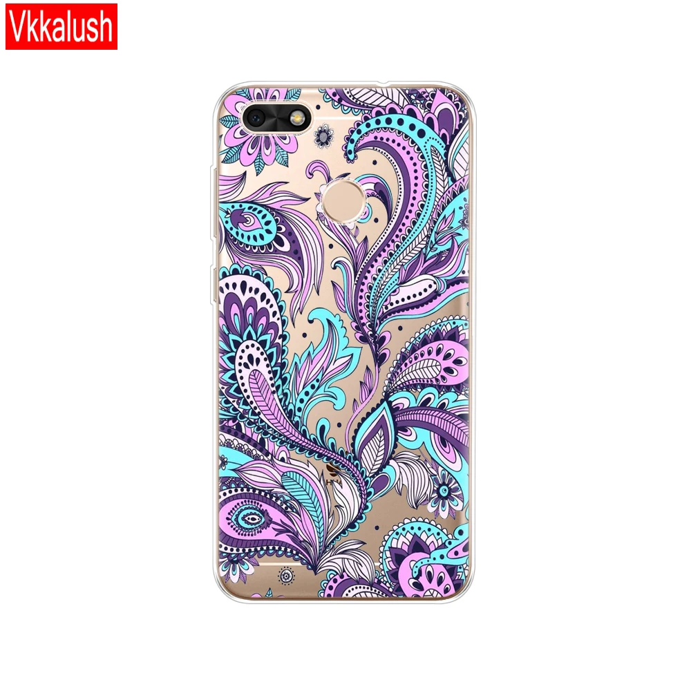 80006 Силиконовый чехол 5," huawei P9 Lite Mini, Мягкий ТПУ huawei Nova Lite SLA-L22 чехол для задней панели huawei Y6 Pro чехол - Цвет: 80006