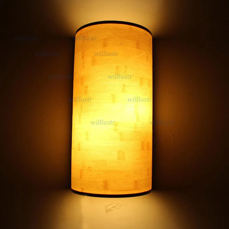 Настенная лампа ручной работы деревянное бра татами прикроватное освещение для