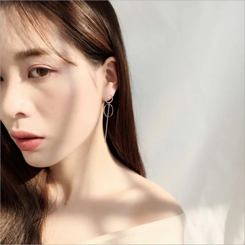 Винтажные маленькие серьги кольца для женщин и мужчин из нержавеющей стали