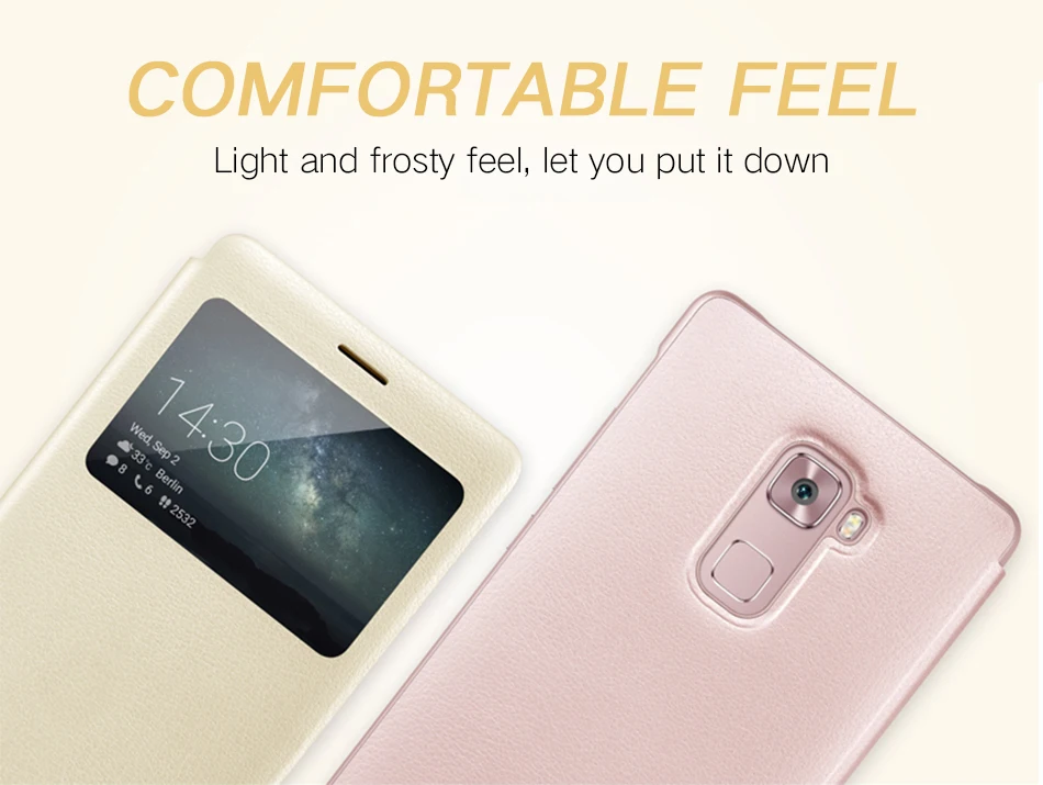 Чехол-книжка для huawei mate S, чехол с умным окошком, роскошный чехол для huawei mate S из искусственной кожи, защитный чехол-подставка для сна