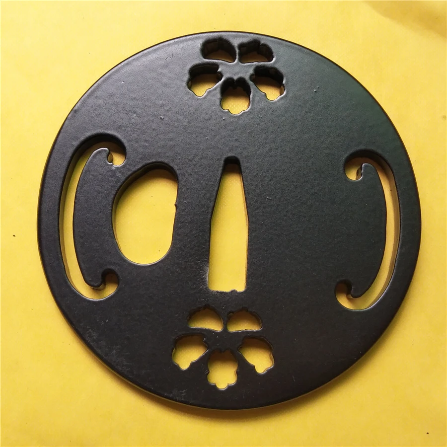 Новый железный стальной Tsuba защитный фитинг для японского самурайский меч катана