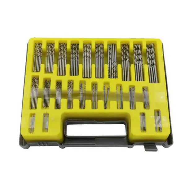 

FREE SHIPPING 150PCS 0.4-3.2mm HSS Mini Micro Power Drill Bit Set Small Precision Twist Drilling Kit with Carry Case Plastic Box