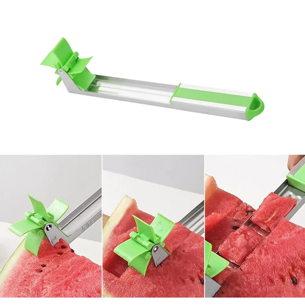Нож для нарезки дыни нож в форме ветряной мельницы пищевой нержавеющей стали