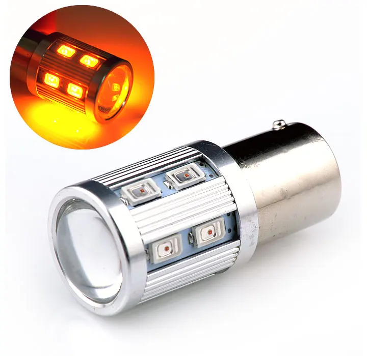 2x P21W R10W 1156 BA15S S25 1141 R5 5730 12SMD светодиодный фонарь для автомобиля с поворотным