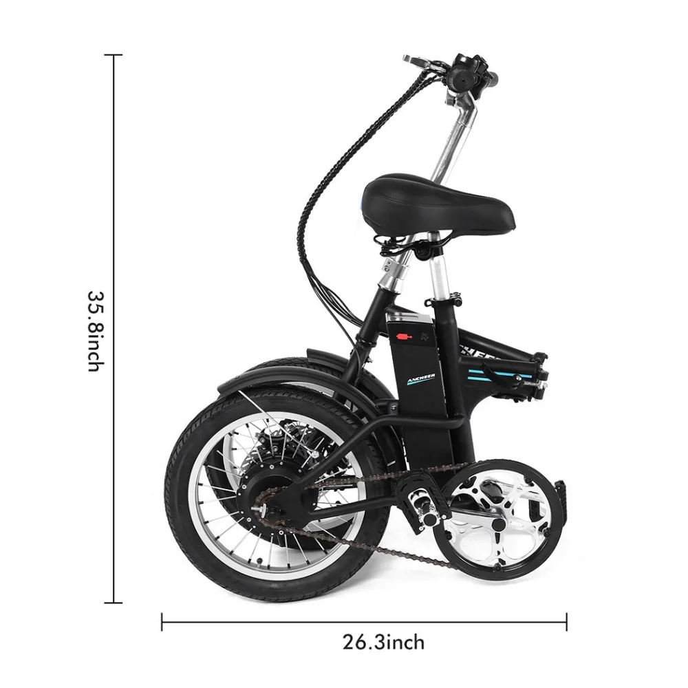 Новый ЕС вилка 36 V 250 W открытый Электрический велосипед складной