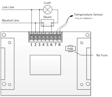 EPM6600 / 50A 10 кВт/Многофункциональный измеритель мощности однофазный Электрический