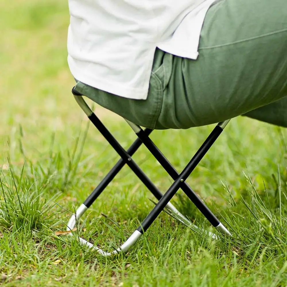 Xiaomi Youpin Outdoor Folding Stool Portable Aluminum Alloy Leisure Small Bench Sketch Chair Sishing With Storage bag | Электроника