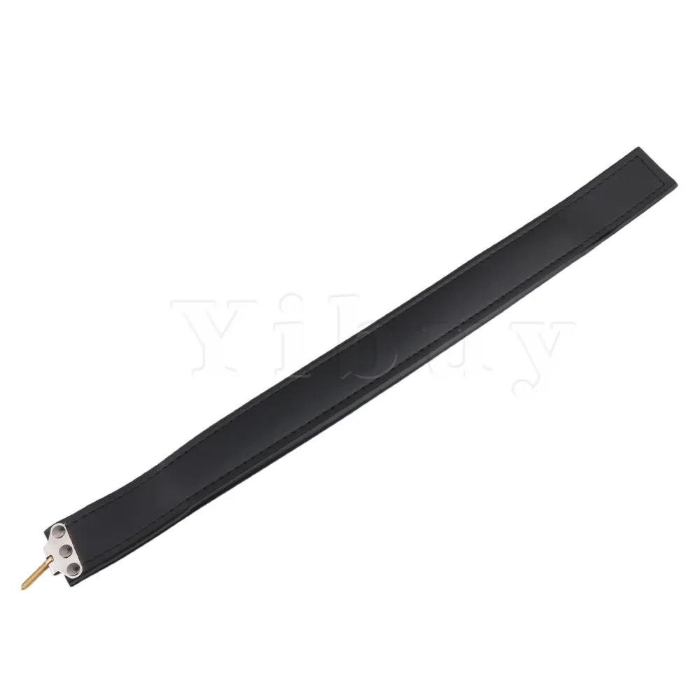 Yibuy черные кожаные ремни с мягкой подкладкой для левшей 59 5 х4 2 Х0 6 см3 120 басов|bass
