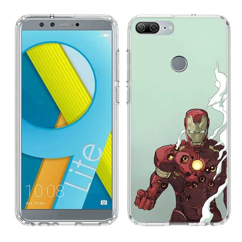 Iiron человек без маска Fundas силиконовый чехол для телефона для huawei Honor 20 Pro 10 9 lite 8X 8A 20i 8C 8 S V20 Y5 Y6 Y7 Y9 крышка - Цвет: NO.8