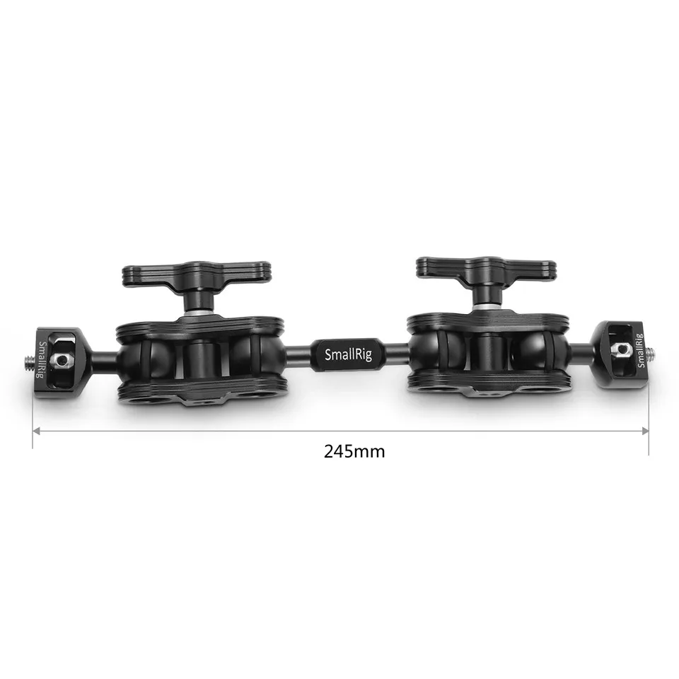 SmallRig шариковая головка удлинитель для волшебных рук(винты 1/") с 2 шариковыми головками зажим для крепления ЖК-монитора Магическая рукоятка зажим-2109