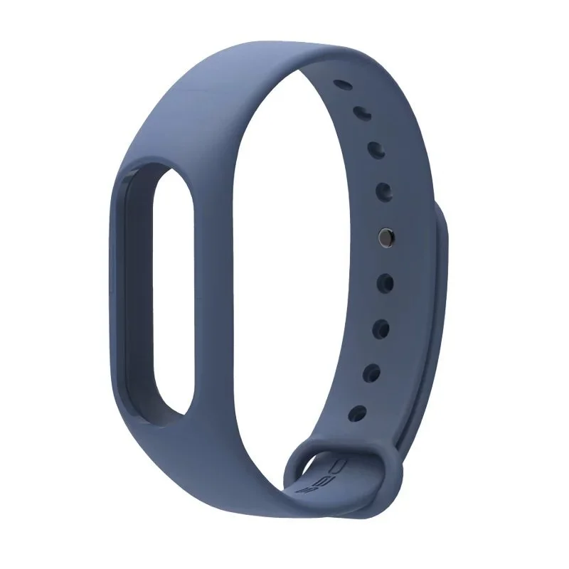 Браслет mi jobs Mono color для Xiaomi mi Band 2 с несколькими сменными браслетами, красивый стильный экосистема Xiao mi - Цвет: Dark Blue