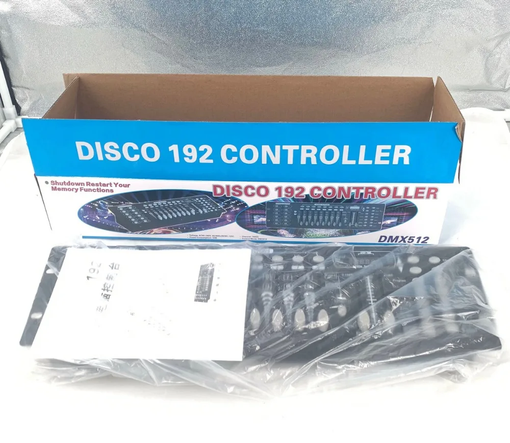 192 DMX контроллер диджей оборудование DMX 512 консоль сценическое освещение для светодиодный Par движущийся прожектор DJ контроллер