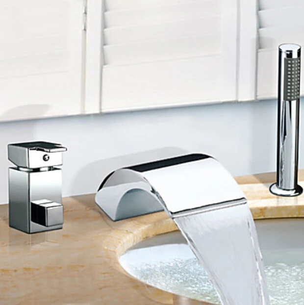 Смеситель для душа с одной ручкой кран Водопад 3 шт. | Обустройство дома