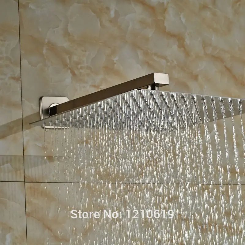 Новое настенное крепление 16 &quotдождевая насадка для душа с распылителем