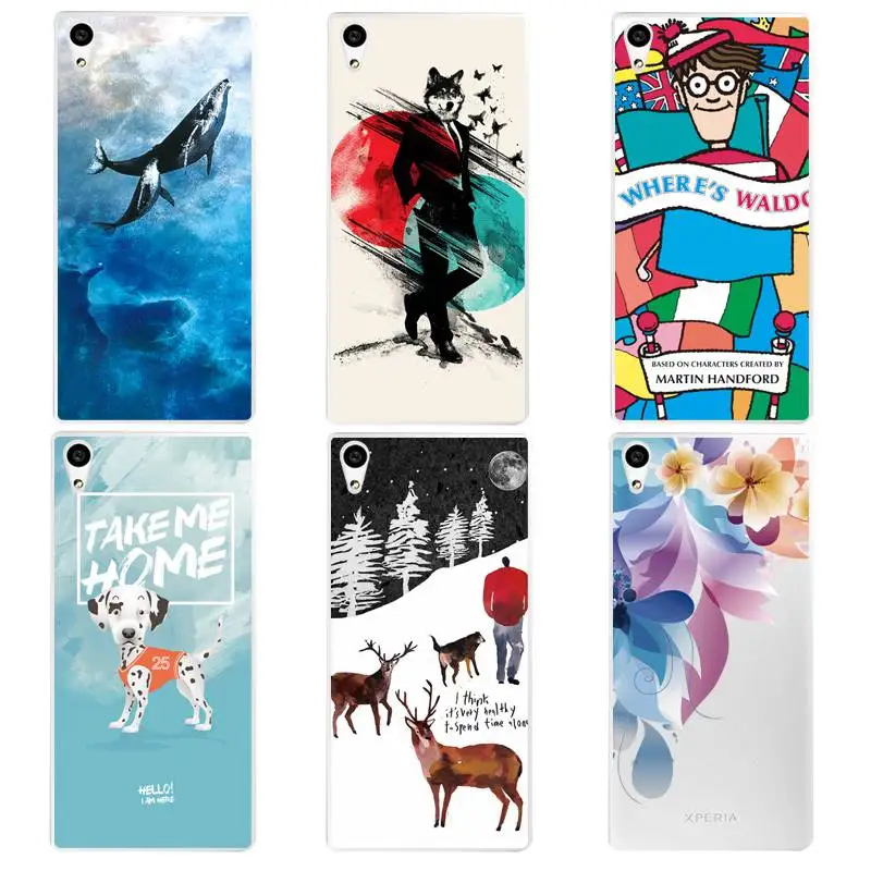 Мягкий прозрачный чехол для телефона из ТПУ с изображением Кита Sony Z2 Z3 Z4 Z5 C3 C4 C5
