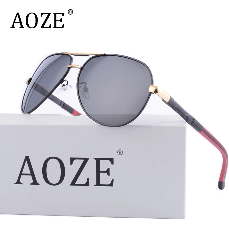 Для мужчин поляризованных солнцезащитных очков алюминиевый сплав магния для