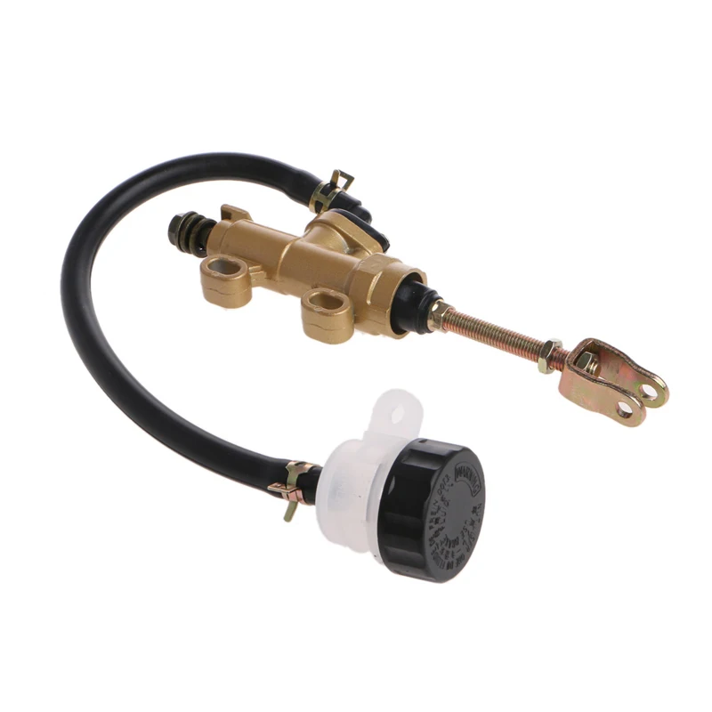 

2017 Motorcycle Quad Dirt Bike Pit Rear Foot Brake Master Cylinder With Reservoir ATV