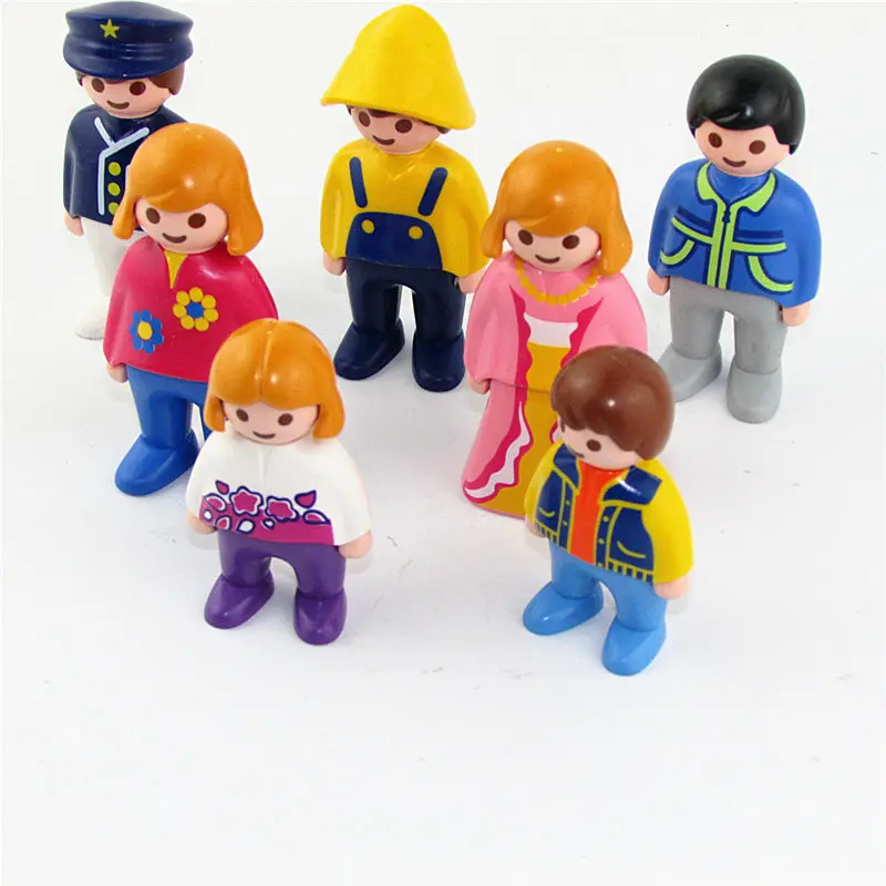 Мини-фигурка Playmobil, игрушки для детей, Оригинальные фигурки Playmobil для девочек, fille enfant, школьники, Рождественская игрушка