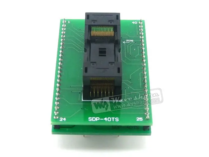 TSOP40 К DIP40 TSSOP40 скважины IC тестовая розетка программирующий Адаптер 0 5 мм