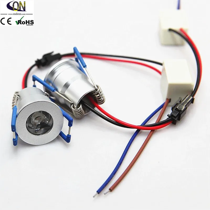 10 шт./лот 3 Вт светодиодный прожектор мини светильник AC110V 240V DC12V холодный белый или