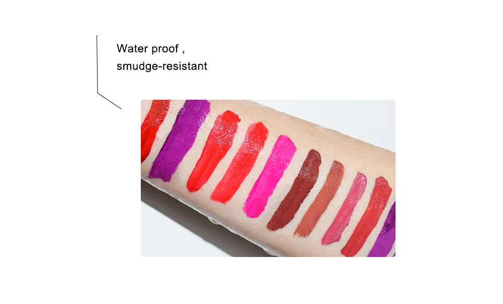 Matte Lipstick Waterproof Lips Makeup Dark Purple Wine Red Lip Batom Tint Moist Lipgloss Long Lasting Cosmetics | Красота и здоровье