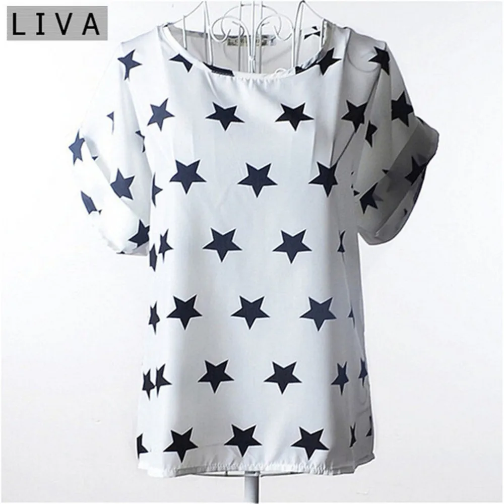Летние винтажные колеса Blusas Femininas женские o-образным вырезом спереди до короткий рукав блузка Сексуальная многоцветная шифоновая рубашка Топы, большой размер