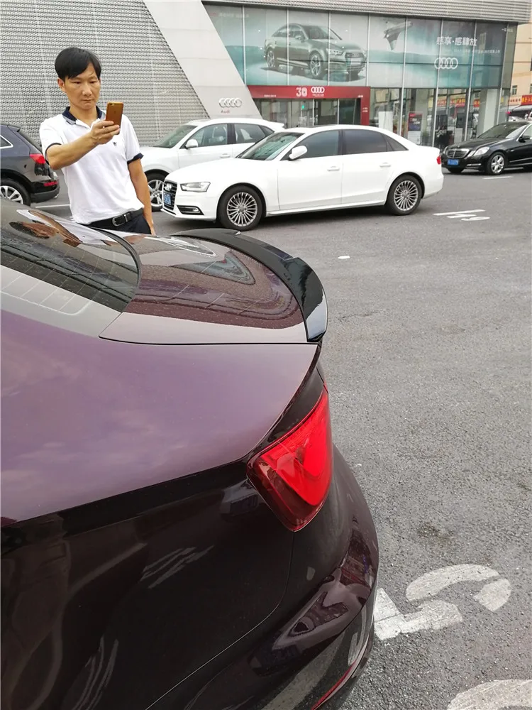 17 Audi A3 спойлер Высокое качество ABS Материал заднего крыла Праймеры Цвет задний спойлер для Audi A3 спойлер