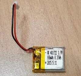 Бесплатная доставка 5 шт./лот 3 7 в 401722 100 мАч полимерная литиевая батарея