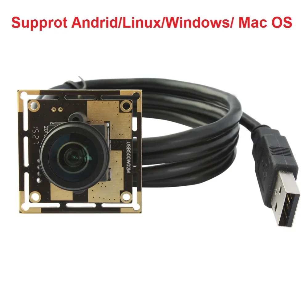 Плата 5 Мп CMOS OV5640 модуль камеры USB 2 0 с широкоугольным панорамным объективом на 180