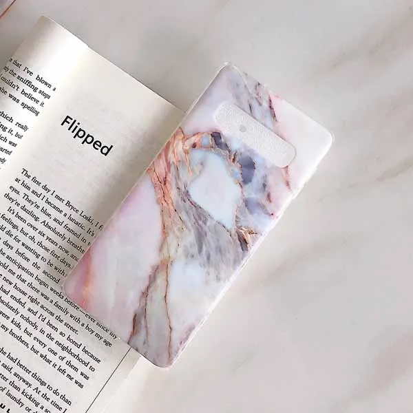 d LOVECOM винтажный мраморный чехол для телефона samsung Galaxy Note 10 Pro A51 A50 A70 A40 S10 S10e S8 S9 S7 Plus Мягкий IMD чехол-накладка - Цвет: d