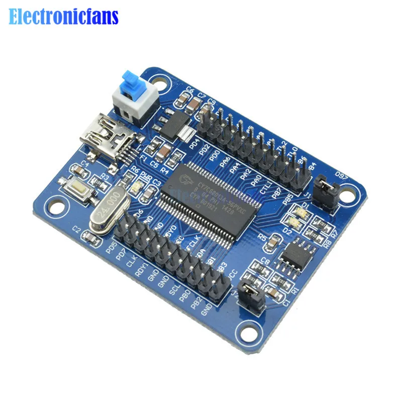 EZ-USB FX2LP CY7C68013A USB основная плата макетная плата USB логический анализатор с IEC последовательный SPI интерфейсный модуль Mini USB