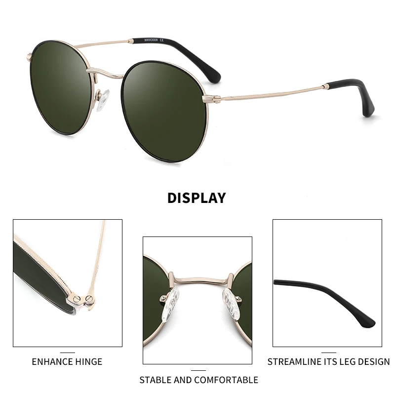 O-Q брендовые дизайнерские солнцезащитные очки для клуба винтажные круглые