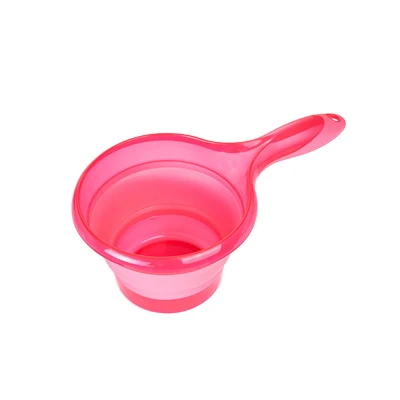 Pink Skeet 1 шт., портативные складные раковины, пластиковые складные ложки для воды, ложка для мытья дома, Товары для ванной комнаты, аксессуары - Цвет: Pink Skeet