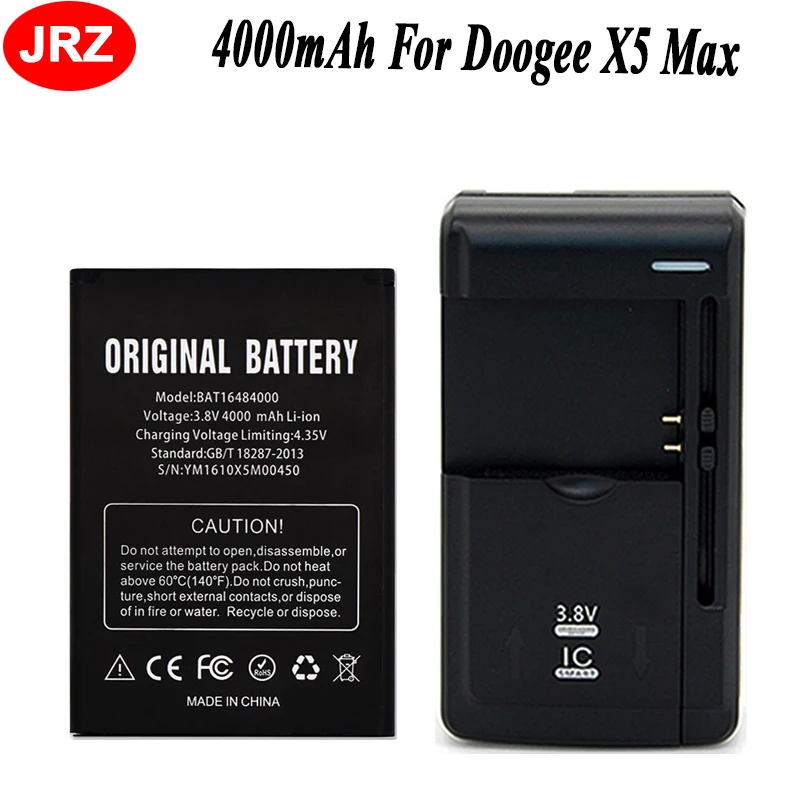 Для DOOGEE X5 MAX Аккумулятор Pro Аккумуляторная батарея AKKU 4000 мАч + универсальное