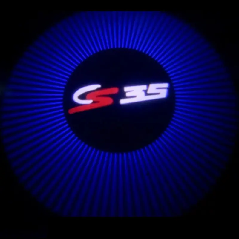 Многоцветный ChangAn CS15, CS15 EV, CS35, CS75, Автомобильные специальные приветственные огни, модификация дверных огней, лампа проекции двери, 2 шт./лот - Цвет: Многоцветный