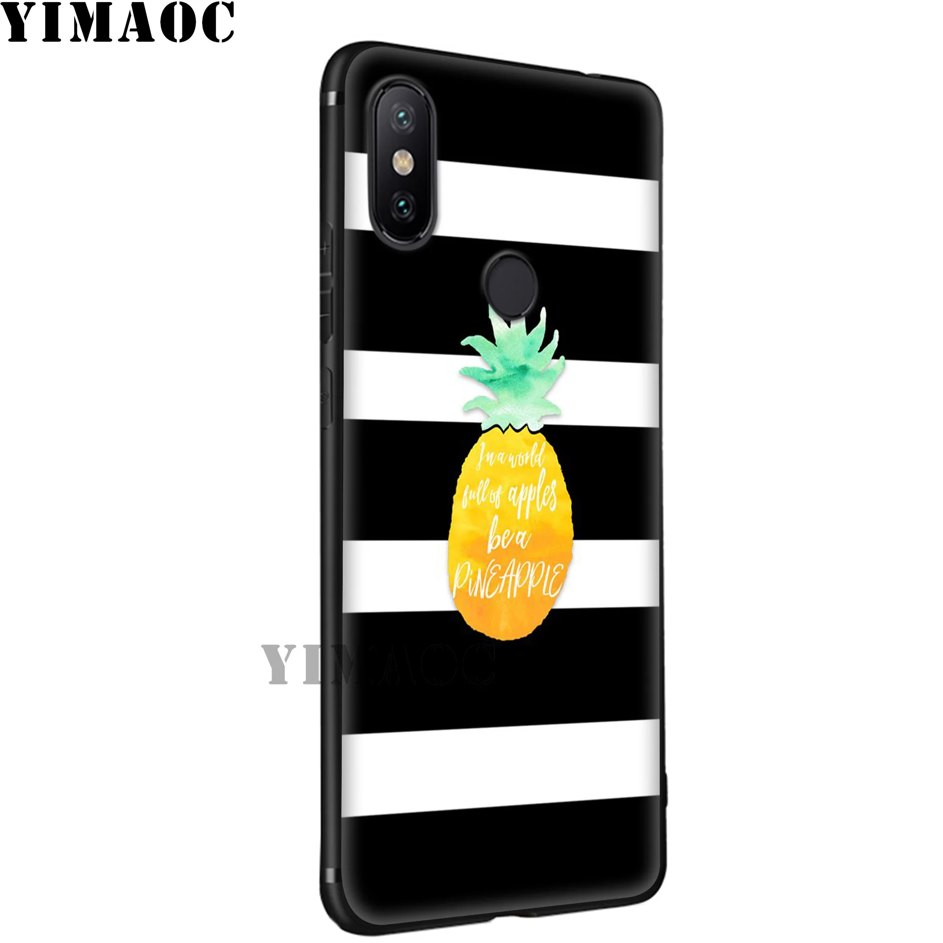 Yimaoc фрукта ананаса арт мягкий чехол для Xiaomi mi 9T 9 8 Se 6 MAX 3 A1 A2 Lite CC9E CC9 6X 5X POCOPHONE F1 |