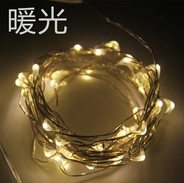 WW-5Meter-50led 5 метров 50Led гирлянды USB декоративные огни медный провод гирлянды мигающие огни Праздничные огни со звездами спальня с переключателем диод - Цвет: WW-5Meter-50led