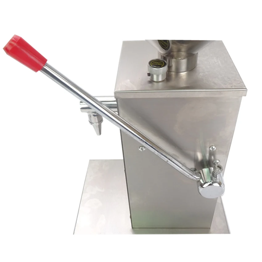 Вязкая машина для розлива жидкостей с ручным давлением из нержавеющей стали